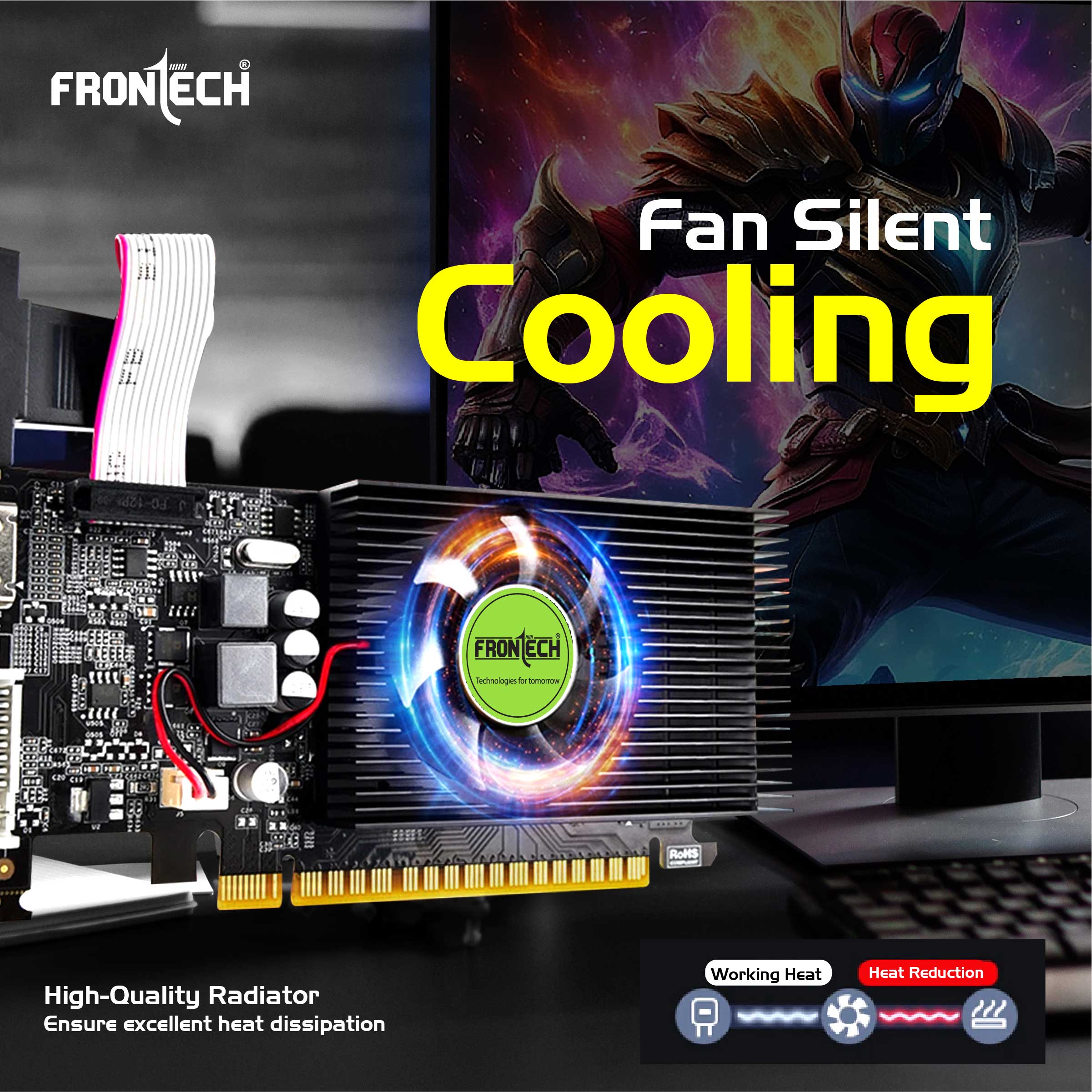Frontech GT 740 Graphics Card with 4 GB DDR3 (GRP-0005) Frontech GT 740 Graphics Card with 4 GB DDR3 (GRP-0005)